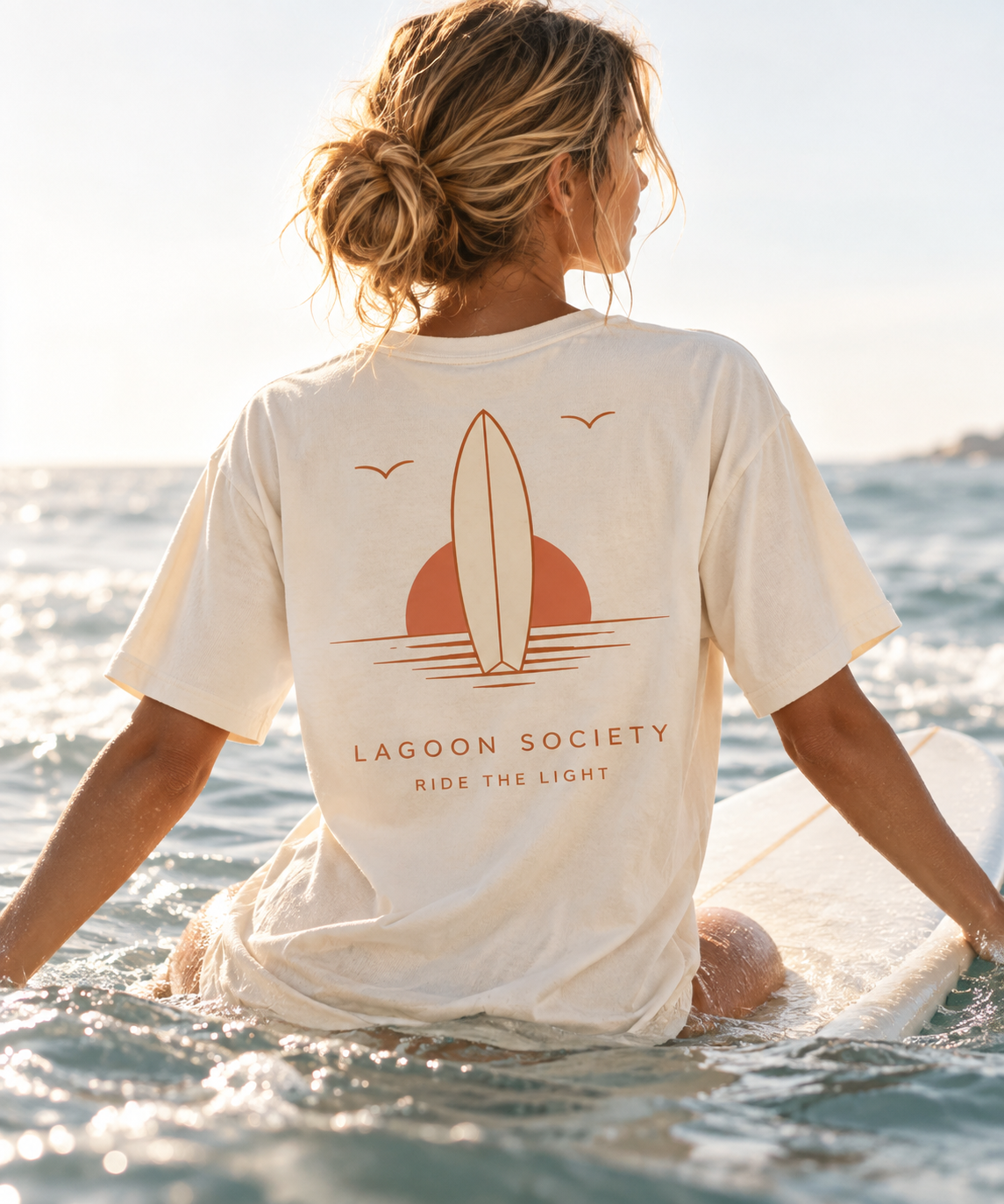 Ride the Light boxy tee