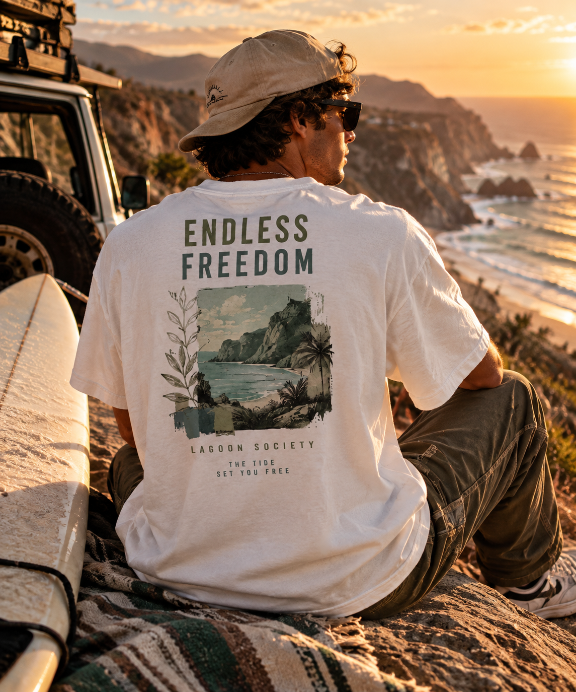 The Tide set you free boxy tee