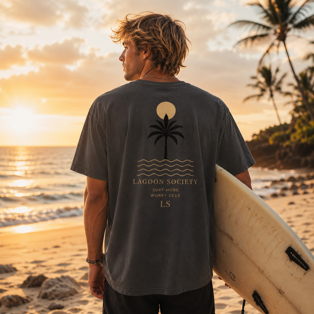 Surf More, Worry Less Oversized Tee