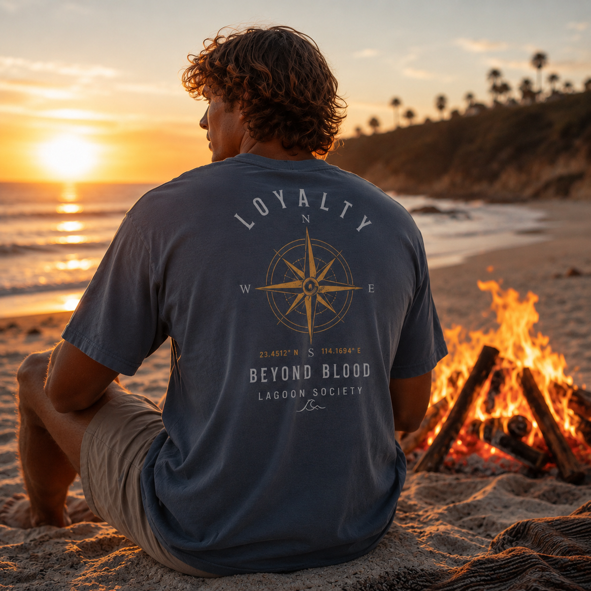 L.B.B Compass Oversized Tee