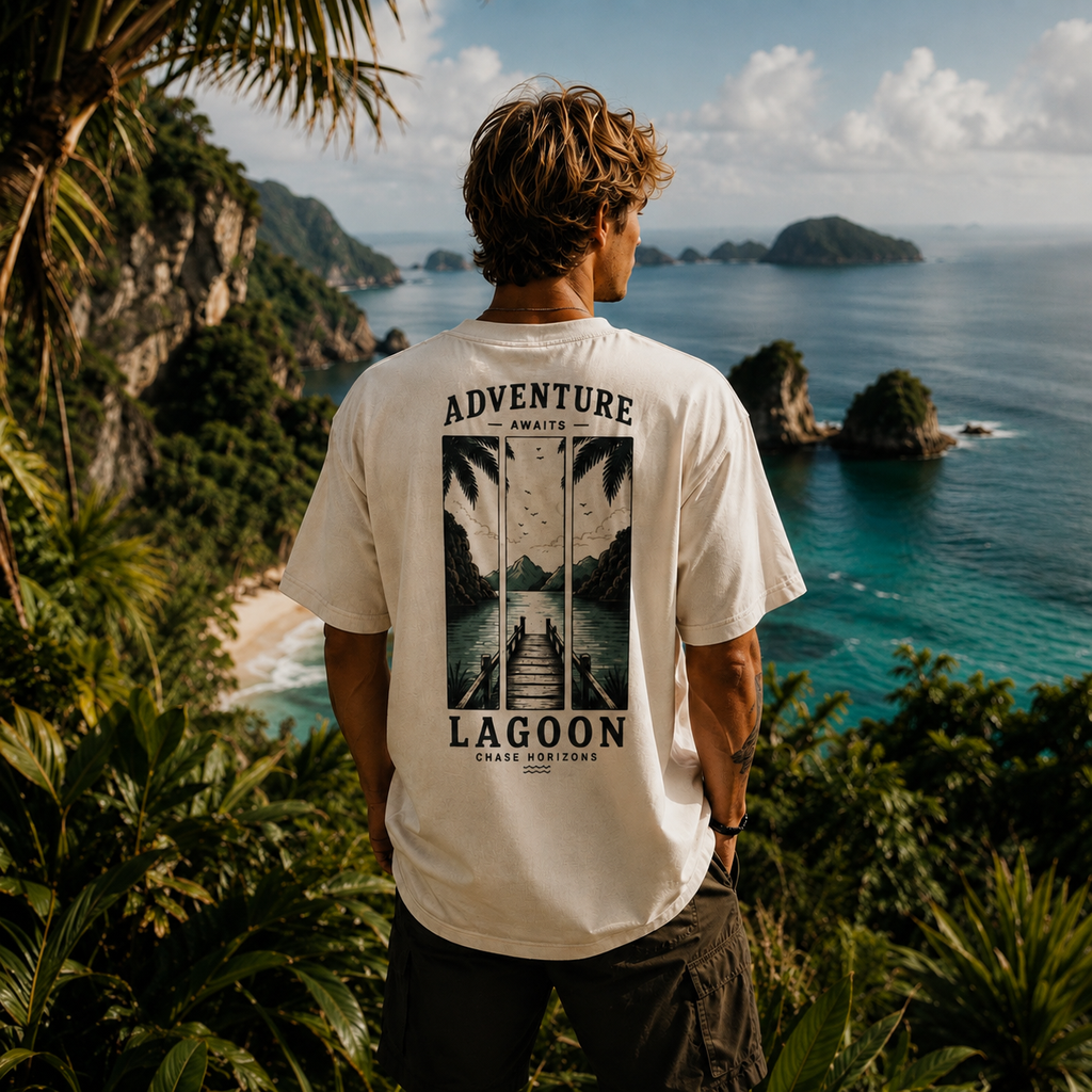 Chase Horizons Oversized Tee