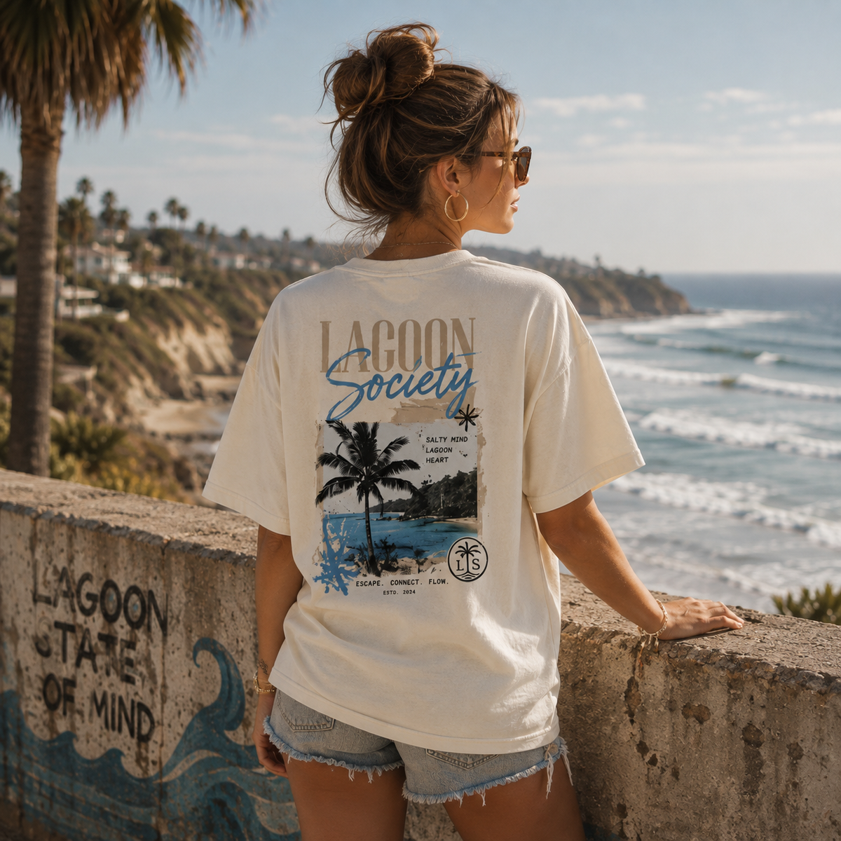 Salty Mind Oversized Tee